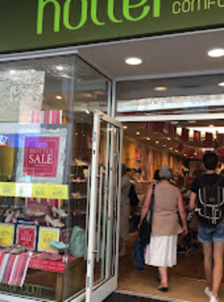 Hotter Shoes shop fit